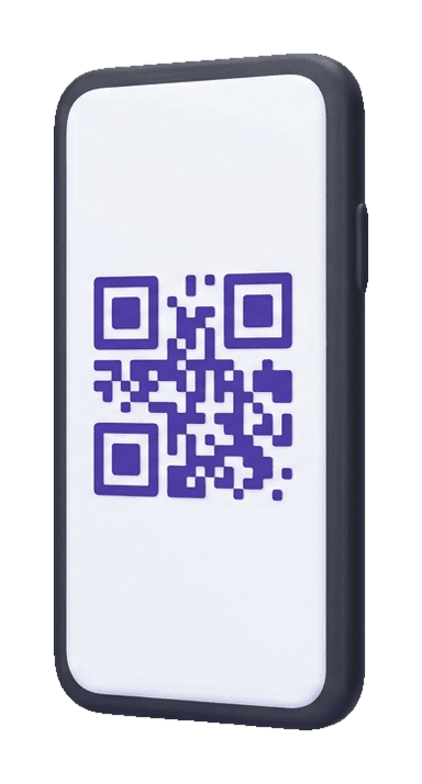 Zákazník ukáže QR kód